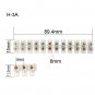 Excellway PB02 3A Screw Terminal Block Connector 12 Position Barrier Terminal Blocks
