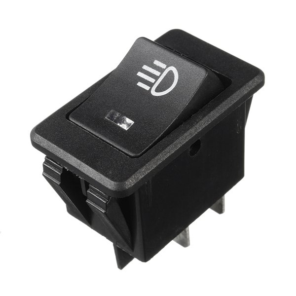 35A 12V DC 4 Pins Universal Fog Light Rocker Switch