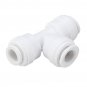 1/4 Inch Tee Type Water Tube Quick Connector Fittings Pipes for Water Filters Water Purifiers