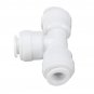 1/4 Inch Tee Type Water Tube Quick Connector Fittings Pipes for Water Filters Water Purifiers
