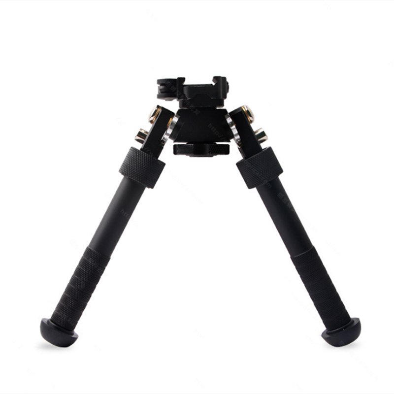 Metal Tactical Telescopic Support Bracket 360 Degree Rotation Telescopic Holder for Outdoor Camping 