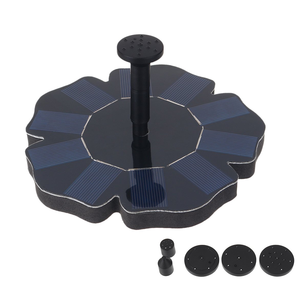 6V 1.4W 180L/H Solar Power Floating Fountain Water Pump Bird Bath For Outdoor Garden Pool Pond Fish 