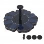 6V 1.4W 180L/H Solar Power Floating Fountain Water Pump Bird Bath For Outdoor Garden Pool Pond Fish