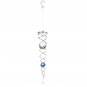12'' Crystal Ball Wind Spinner Spiral Tails Stabilizer Sun Catcher Decoration W/ Hook