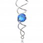 12'' Crystal Ball Wind Spinner Spiral Tails Stabilizer Sun Catcher Decoration W/ Hook