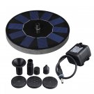 7V 1.4W Solar Powered Floating Birdbath Water Fountain Pump LED Pond Pool Decor