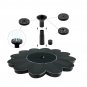 6V 180L/H Solar Power Floating Fountain Garden Landscape Water Pump 55-75cm Lifting