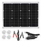 40W 18V/5V Output Mono Solar Panel Dual USB Port Monocrystalline Flexible Solar Charger For Car RV B