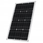 40W 18V/5V Output Mono Solar Panel Dual USB Port Monocrystalline Flexible Solar Charger For Car RV B