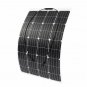 120W 18V Monocrystalline Silicon Semi-flexible Solar Panel For Car Boat Battery Charge with 10A Sola