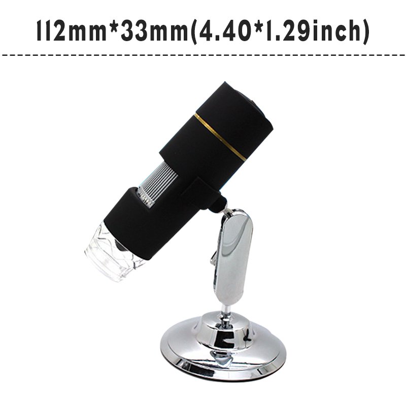 1000X 8 LED Light Adjustable Dimmer Practical Digital Microscope