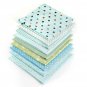 9Pcs Cotton Fabric Patchwork Fat Quarter Bundle DIY Sewing Fabrics Cloths Crafts