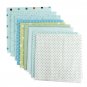9Pcs Cotton Fabric Patchwork Fat Quarter Bundle DIY Sewing Fabrics Cloths Crafts