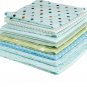 9Pcs Cotton Fabric Patchwork Fat Quarter Bundle DIY Sewing Fabrics Cloths Crafts