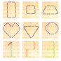 Wooden Geoboard Mathematical Graphical Montessori Educational Toys Children Kids Learning
