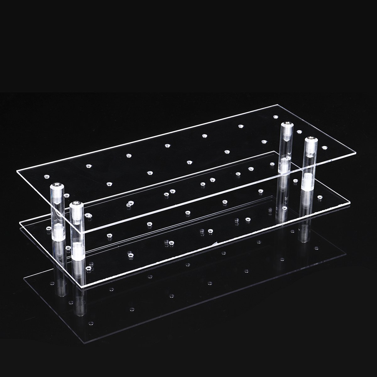 21 Holes Acrylic Transparent Lollipop Stand Party Candy Cupcake Display Rack