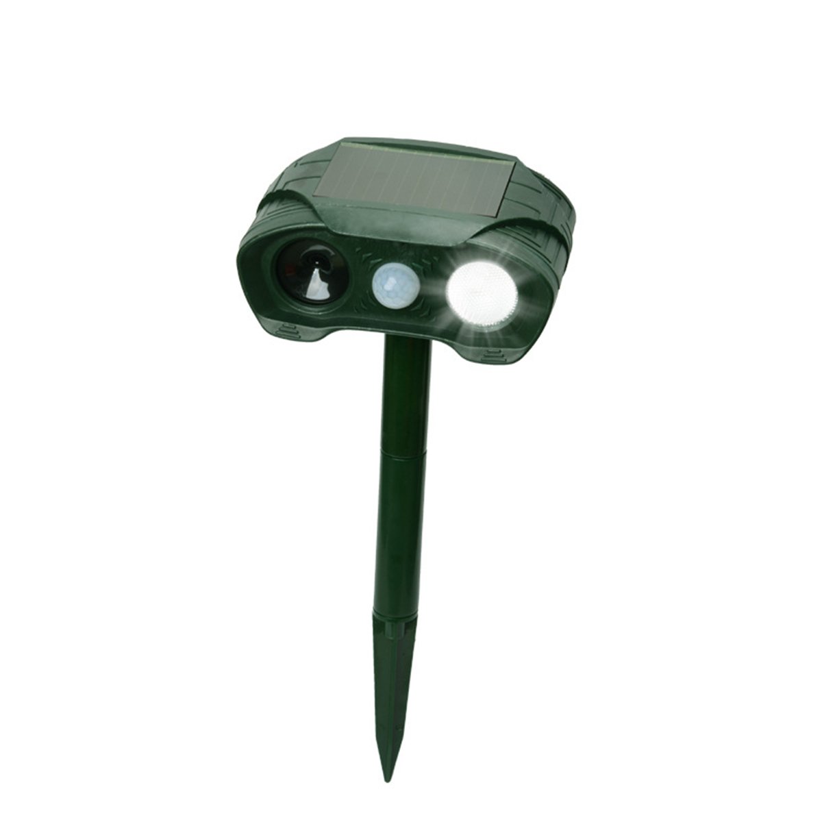 Solar Power Ultrasonic Pest Repeller Cat Dog Animal Repellent Sensor Outdoor Pest Control