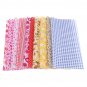 50Pcs Assorted Printed Floral Patchwork Cotton Fabric Quilting Cloth 25x25cm