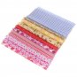 50Pcs Assorted Printed Floral Patchwork Cotton Fabric Quilting Cloth 25x25cm