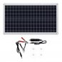 40W 18V 5V Solar Panel Charger USB DC Dual Output Polycrystal Solar Power Panel For Yacht RV Roof Bo