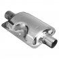 Stainless Exhaust Muffler Silencer Clamps Bracket Gas Vent Hose Portable 180cm Pipe Silence For Air