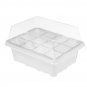 Seedling Box Hydroponic System Kit 12 Holes Cultivation Indoor Water Planting Grow Box Seed Starter