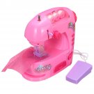 Portable Electric Sewing Machine Double Thread Stitches Household Tailor Set