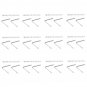 12Pcs Bird Pigeon Metal Wall Fence Spikes Deterrent Anti Perch Control Repeller