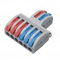 5pcs 2Pin In 6Pin Out Quick Connector SPL-62 Splitter Connector Docking Lamps Wire Connector Termina