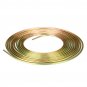 25ft Roll of 3/16'' Plated Brake Line Tubing OD Copper Nickel With 16x Tube Nuts