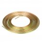 25ft Roll of 3/16'' Plated Brake Line Tubing OD Copper Nickel With 16x Tube Nuts