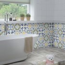 60PCS Diagonal Tile Floor Sticker Self-adhesive Wall Ground Cabinets Decals Home Decor DIY Tile Stic
