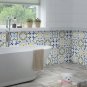 60PCS Diagonal Tile Floor Sticker Self-adhesive Wall Ground Cabinets Decals Home Decor DIY Tile Stic