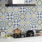 60PCS Diagonal Tile Floor Sticker Self-adhesive Wall Ground Cabinets Decals Home Decor DIY Tile Stic