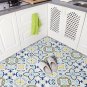 60PCS Diagonal Tile Floor Sticker Self-adhesive Wall Ground Cabinets Decals Home Decor DIY Tile Stic