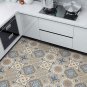 60PCS Diagonal Tile Floor Sticker Self-adhesive Wall Ground Cabinets Decals Home Decor DIY Tile Stic