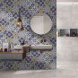 60PCS Diagonal Tile Floor Sticker Self-adhesive Wall Ground Cabinets Decals Home Decor DIY Tile Stic