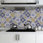 60PCS Diagonal Tile Floor Sticker Self-adhesive Wall Ground Cabinets Decals Home Decor DIY Tile Stic