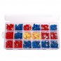 520pcs Spade Butt Ring Electrical Connector 22-10 Gauge Wire Connector Terminal Kit