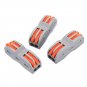 48Pcs Electrical Wiring Household 2PIN Docking Connector Electrical Connectors Wire Terminal Block U