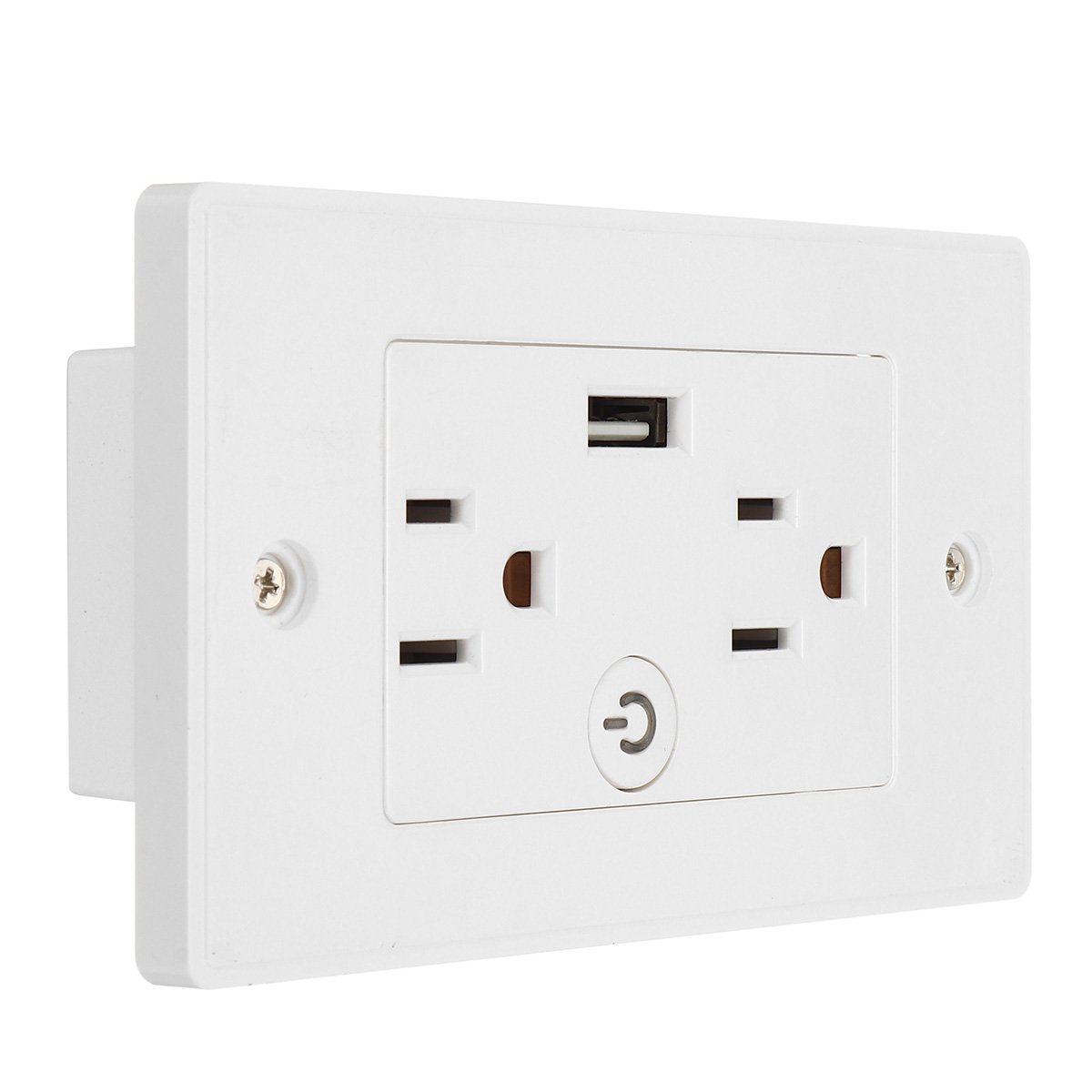 USB Smart Socket Wall Switch Voice Control Timer Switch Remote Control Wall Outlet Switch US Plug So