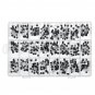 480Pcs 24 Types Silicon In-line NPN / PNP Transistor Assortment Kit Pack 2N2222