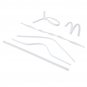 1000Pcs PE Single Core Galvanized Wire Mask Nose Beam Iron Wire