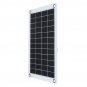 12V 7.5W Polysilicon Solar Panel Battery Charger Clip For Car RV Boat Outdoor