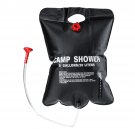 20L Portable Solar Energy Heated Camp Shower Bag for Outdoor Camping Hiking