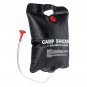 20L Portable Solar Energy Heated Camp Shower Bag for Outdoor Camping Hiking
