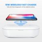 Portable UV Sanitizer Box UV Sanitizer Wireless Charger Phone Cleaner Disinfection Box for Phone Bru