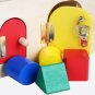 Wooden Montessori Lock Latch Box Toy for Children Kids Early Education Toys Gift