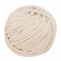 6mmx50m Natural Cotton Twisted Cord Rope Craft Macrame Braided Wire