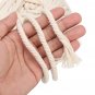 6mmx50m Natural Cotton Twisted Cord Rope Craft Macrame Braided Wire